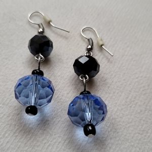 Blue Bead Earrings